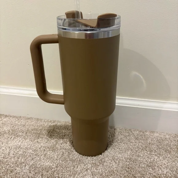 Stanley 40oz H2.0 Flowstate Tumbler Hearth & Hand with Magnolia Basic Brown - Picture 7 of 8